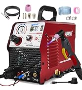 HONE Plasma Cutter, Actual 50Amp Non-Touch Pilot Arc Plasma Cutter Machine, 5/8" Clean Cut 3/4" M...