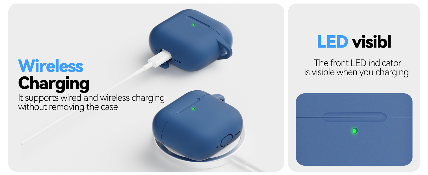 AirPods 4 Case Cover 2024 with Cleaner Kit