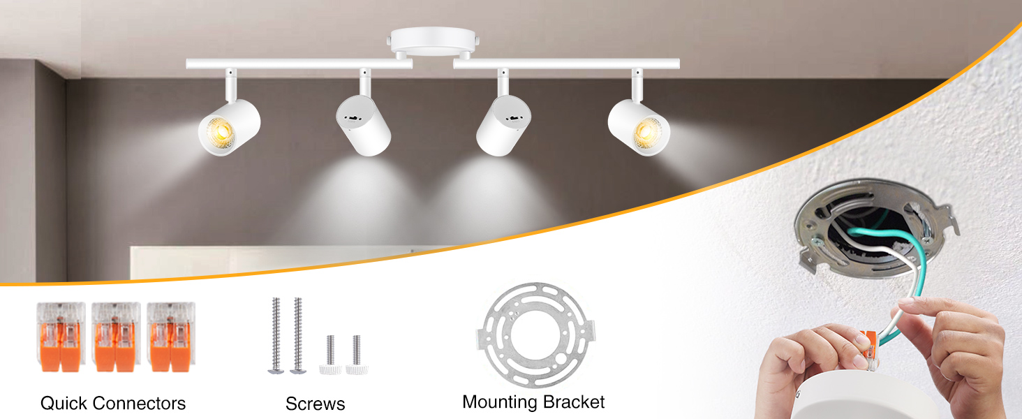 ceiling spot light track lighting kit