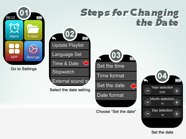 Change the time steps