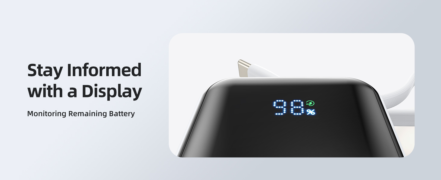 30w power bank fast charger portable