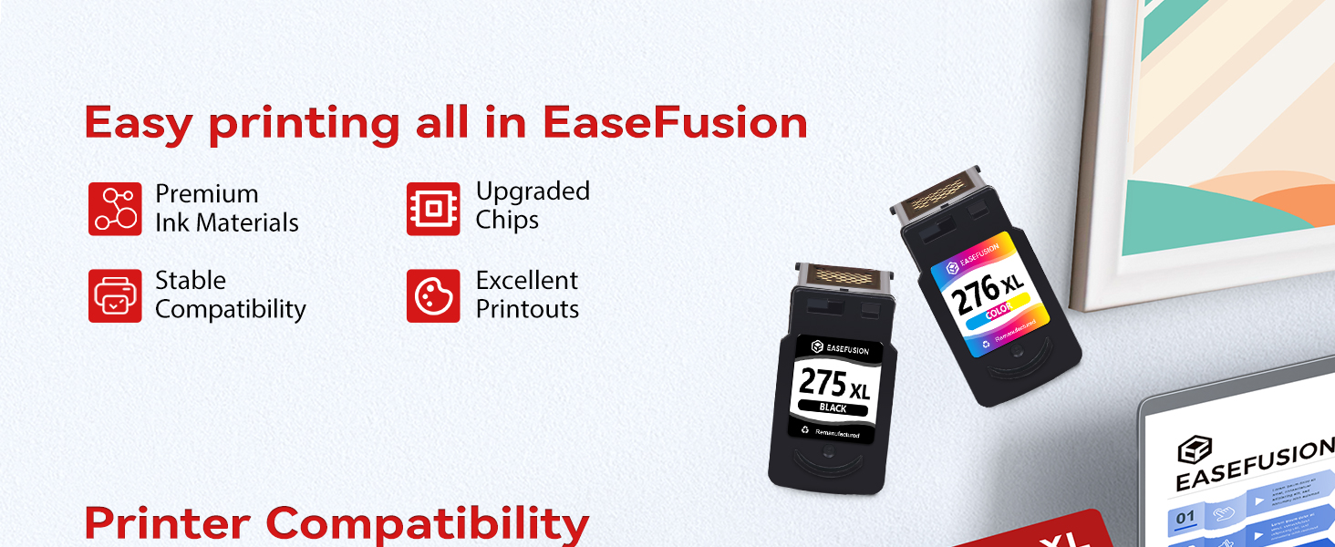 275 and 276 ink cartridges