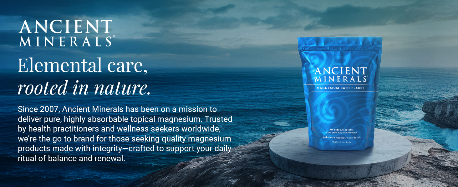 Since 2007 Ancient Minerals is the gold standard in topical magnesium