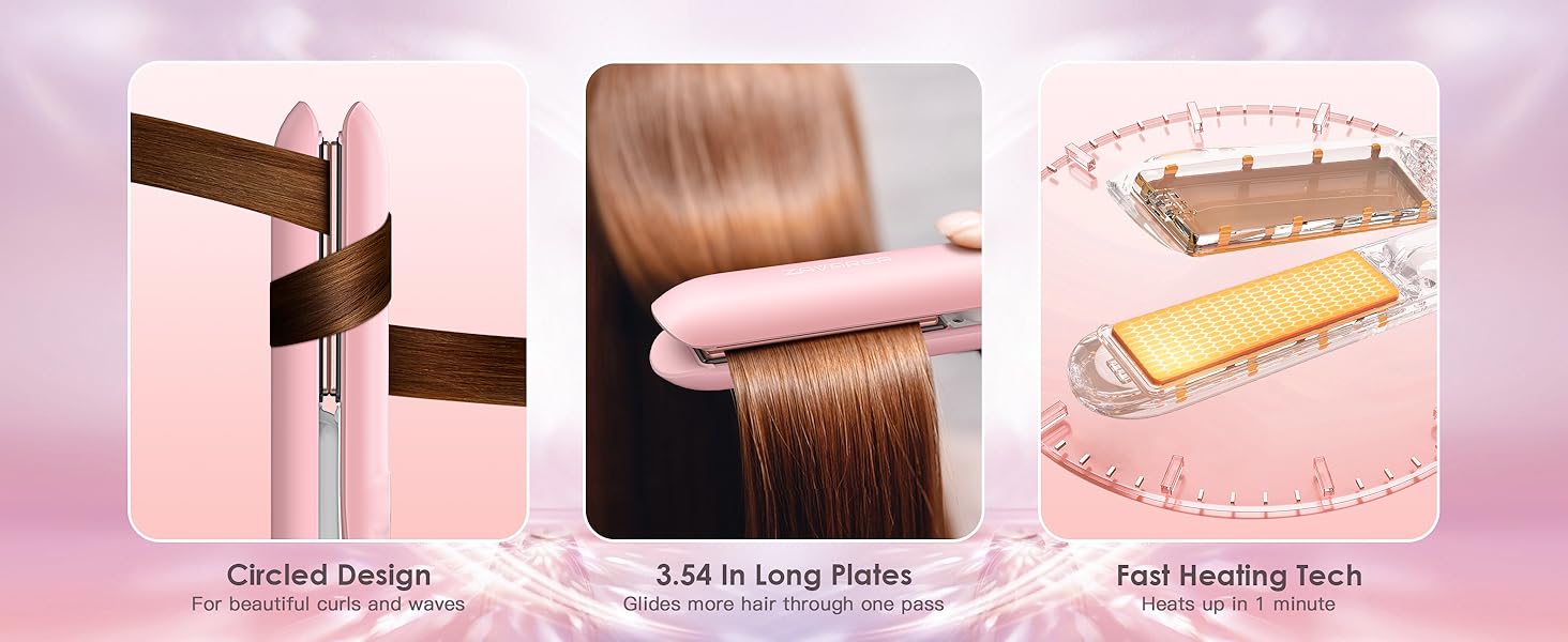 rechargeable hair straightener