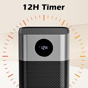 space heater with timer