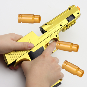 soft bullet toy gun shell ejection