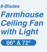 Passky Ceiling Fans with Lights, 66 inch Black Ceiling Fan with Light and Remote Control, Reversi...