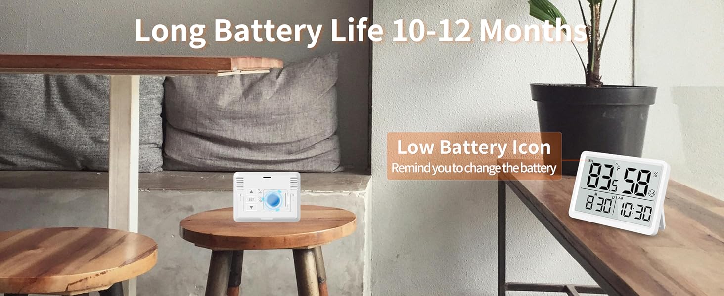 Long Battery Life 10-12 Month