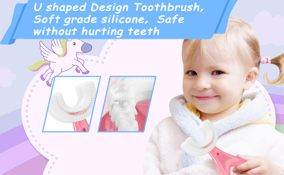 kids u shaped toothbrush