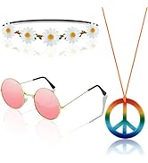 NEBURORA Hippie Costume Accessory Set