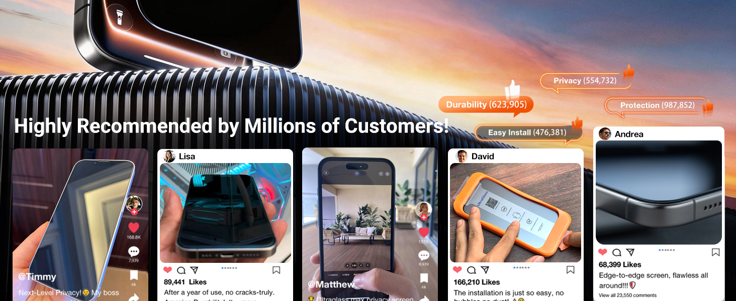 iphone 15 pro max screen protector privacy glass