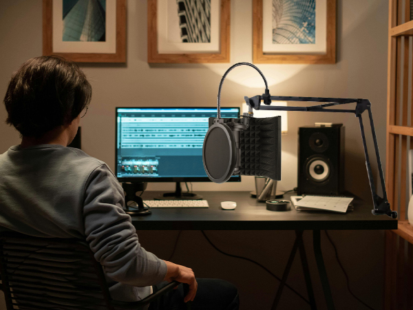 Microphone Isolation Shield