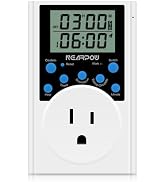 Timer Outlet, Nearpow Multifunctional Infinite Cycle Programmable Plug-in Digital Timer Switch wi...