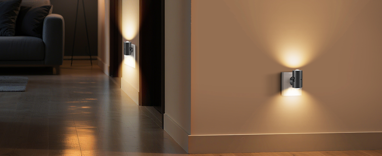 led night light plug in