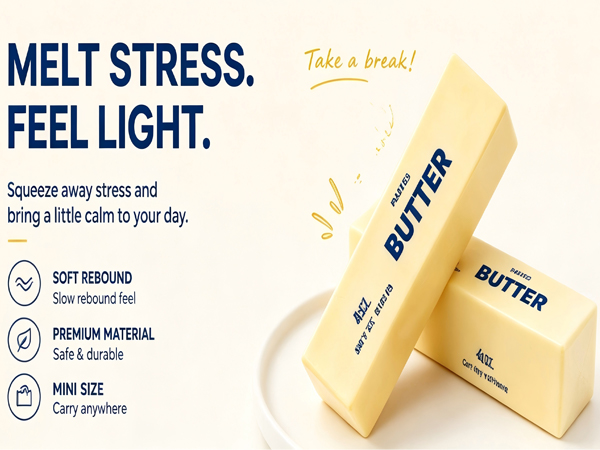 Slow Rising Squishy Butter Stick Toy