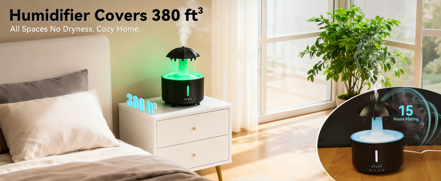 308 ft³ Humidifier: Fits Multiple Spaces