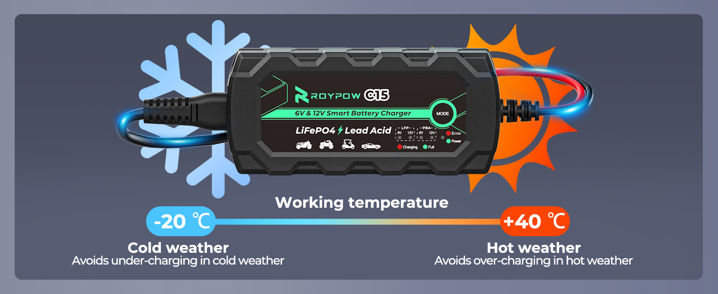 12V Lithium Battery Charger