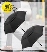 ZOMAKE 2 Pack Large Golf Umbrella 54/62/68 Inch - Double Canopy Vented Golf Umbrellas for Rain Wi...
