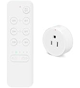 Wireless Remote Control Outlet,GreenCycle Remote Control Outlet with Countdown Function, Remote O...
