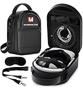TOENNESEN Hard Carrying Case Compatible with Meta / Oculus VR Accessories, VR Headset with Elite ...