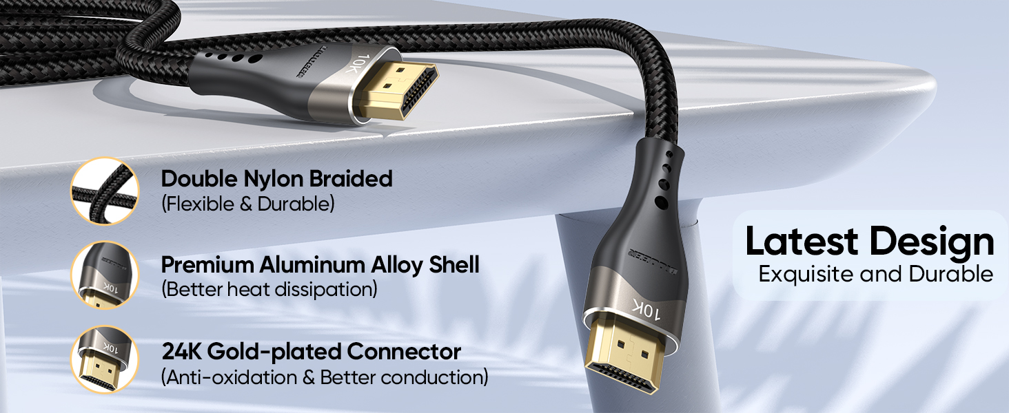 nylon braided hdmi cable
