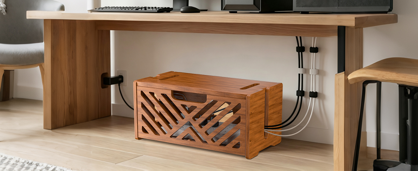 cable box organizer