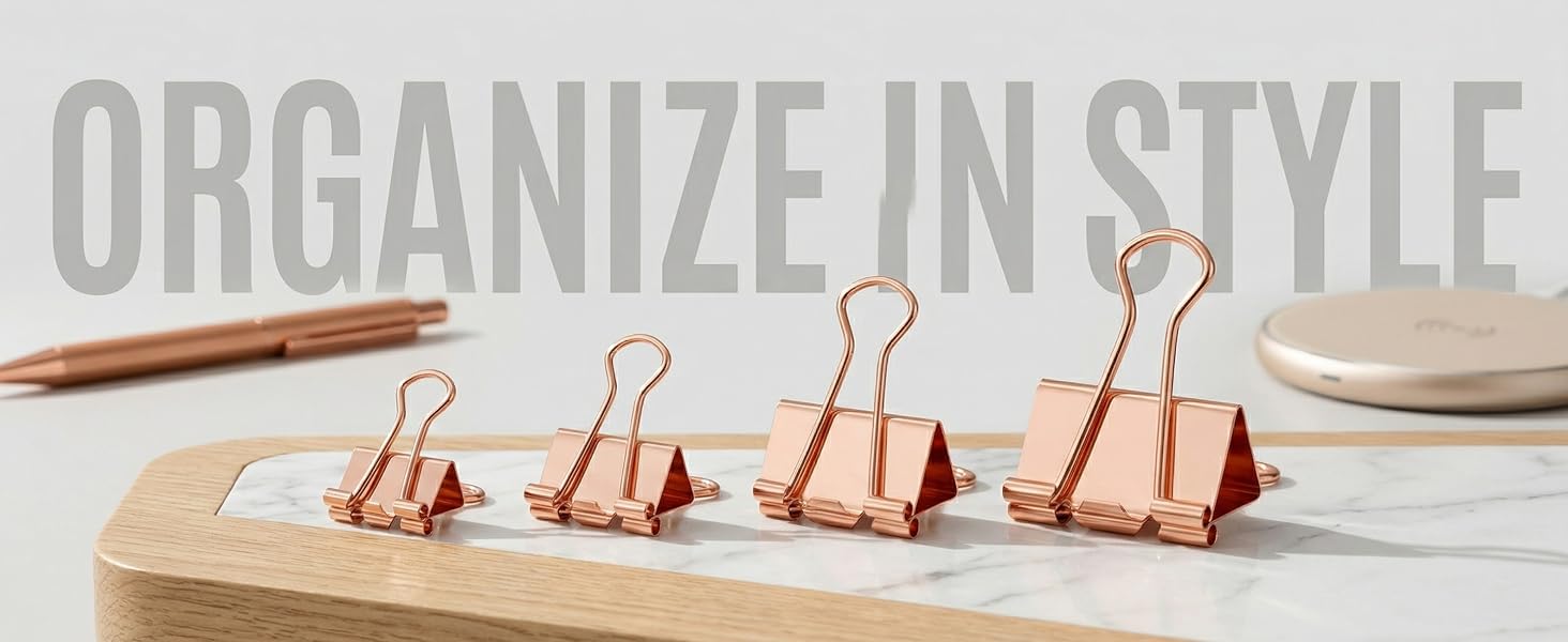 Gold Binder Clips
