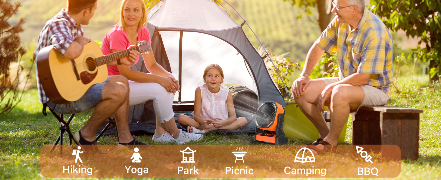 camping fan for tent