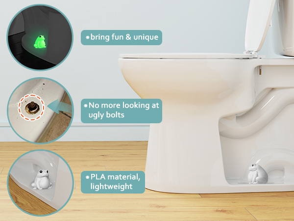 Turtle Toilet Bolt Covers