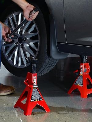 Torin Big Red Steel Jack Stands, 1 Pair