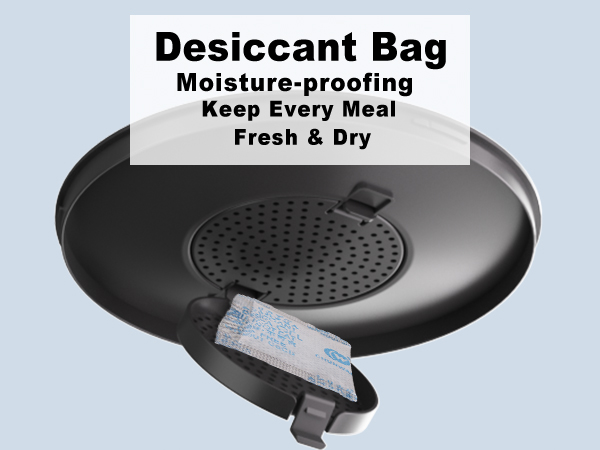 miaosical single automatic cat feeder black