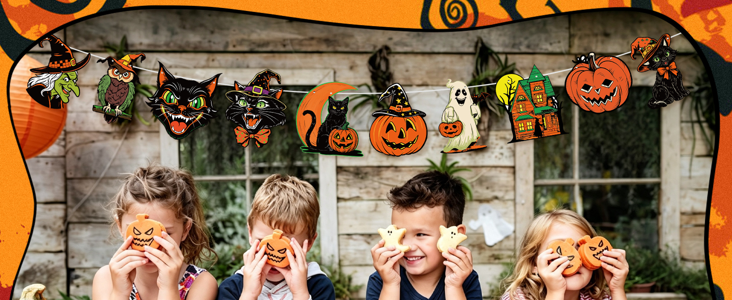 vintage halloween decor