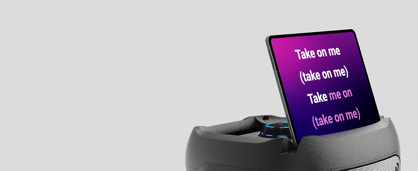Featuring a built-in stand for your phone or tablet