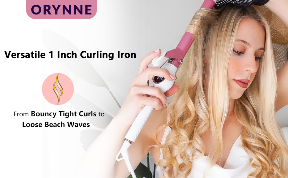 long barrel curling iron 1 inch