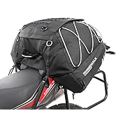 Rhinowalk Motorcycle Expandable Cargobag tail bag ,Motorcycle Travel Luggage 50L bag ,All Waterpr...