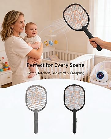 2-Pack Electric Fly Swatter