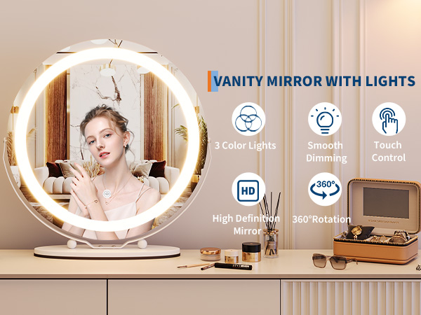 vanity mirror with light