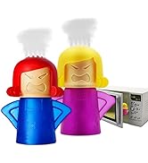 Abnaok Microwave Steam Cleaner, 2 PCS Angry Mama Microwave Oven Steam Cleaners Easily Clean in Mi...