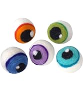 Matthew + Mae Halloween Felt Eyeballs- 1.5”- Set of 5 or 10 | Handmade 100% Wool- 1.5”- Set of 5 ...