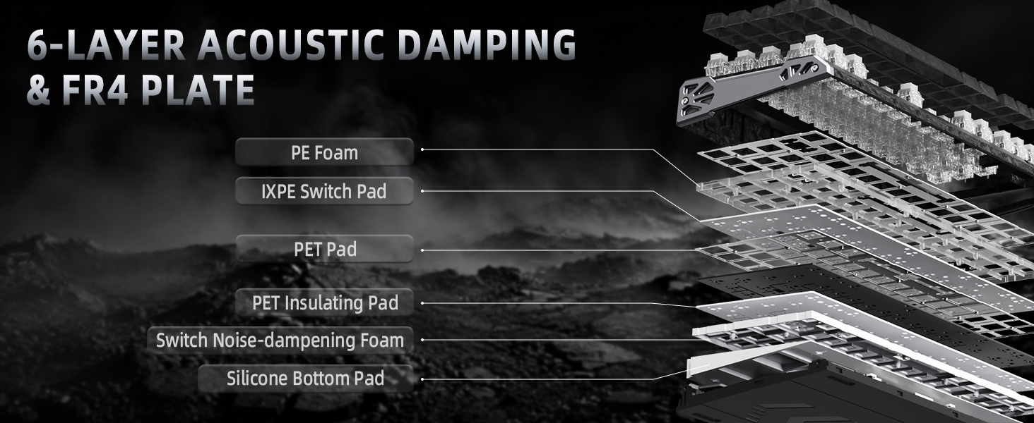 ATTACK SHARK R68 HE 60% Wired Rapid Trigger 8K Mechanical RGB Gaming Keyboard with 0.005mm Accuracy