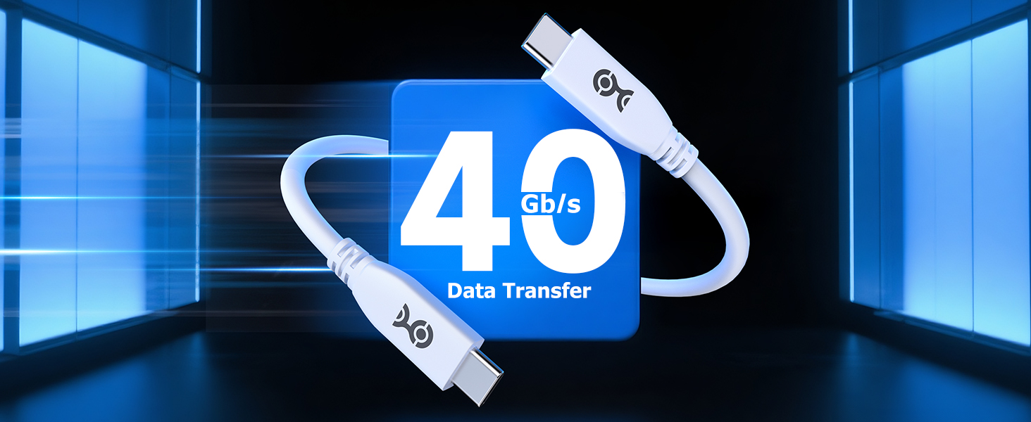 [USB-IF Certified] 40Gbps USB 4 Cable