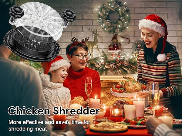 Chicken Shredder Large Chicken Breast Meat Shredder Tool Twist Brush home essentials kitchen gadgets