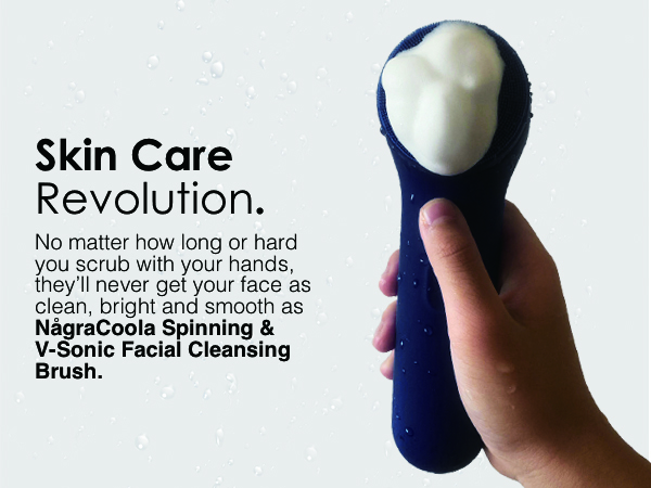 Na°graCoola spin and V-sonic face scrubber