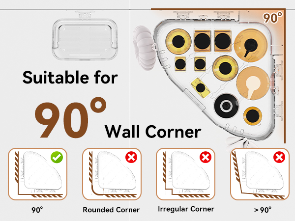 shower corner shelves