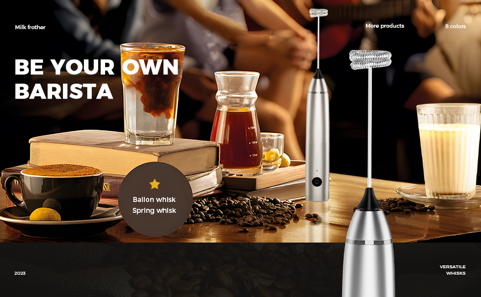 Milk Frother Rechargeable