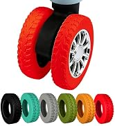 Aorotost 8 Pcs Luggage Wheel Covers,Silicone Protective Covers for 2-2.4" Suitcases Spinner Wheel...