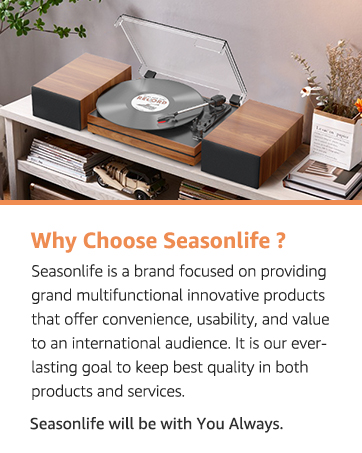seasonlife vinyl record player
