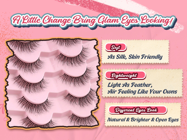 false eyelashes mink lashes Siligli false eyelashes short lash pack