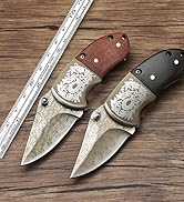 SXunacou Mini Keychain Knife, Small Pocket Knife, Stainless Steel Folding Knife, Outdoor Camping ...
