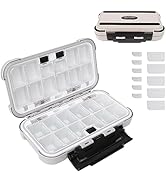 TRUSCEND Fishing Tackle Box Organizer Portable Waterproof, Airtight Anti-wear Tackle Storage Boxe...